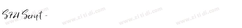 S721 Script字体转换